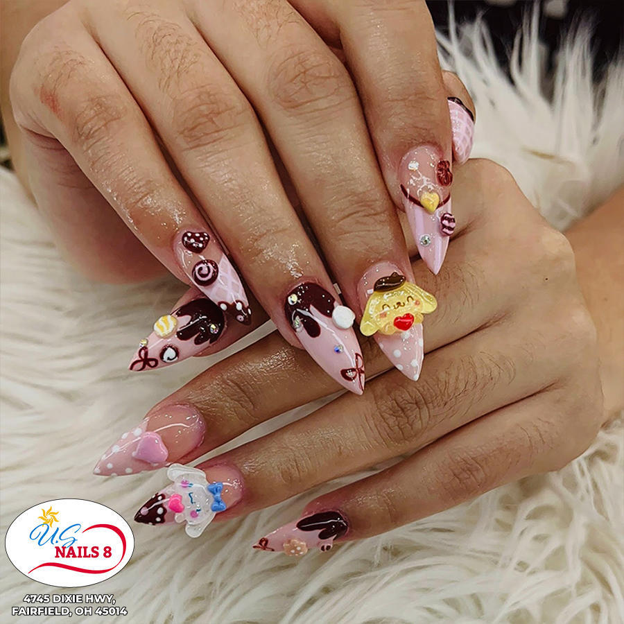 Nail design by U.S Nails 8